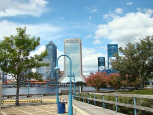 Beautiful downtown Jacksonville Florida
