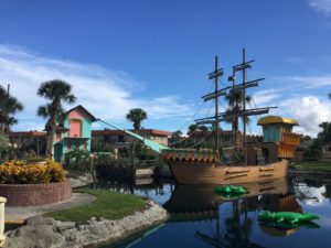 One of the few Putt Putt Golf courses still around. This one is on the beach at St Augustine Beach