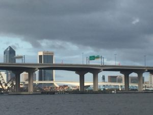 It was about to storm in downtown Jacksonville. 